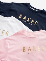 Več - Baker by Ted Baker 100% Bombažna majica 3 Pakiranje - Slika 6 iz 9