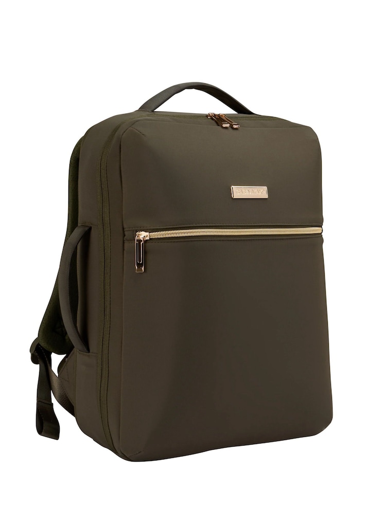 Cabin Max Khaki Green Ravello Expandable Backpack - Image 2 of 7 Cabin Max Khaki Green Ravello Expandable Backpack - Image 2 of 7