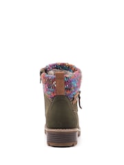 Lunar Green Tabasco W/Proof Ankle Boots - Image 4 of 5