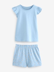 Rose/bleu motif licorne - 100Pyjama court en coton % 3 Lot (9mths-8yrs) - Image 8 de 10