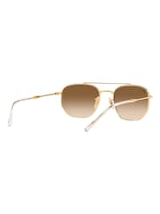 Ray-Ban Gold 0RB3707 Sunglasses - Image 10 of 13