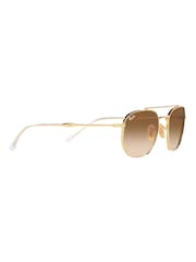 Ray-Ban Gold 0RB3707 Sunglasses - Image 6 of 13