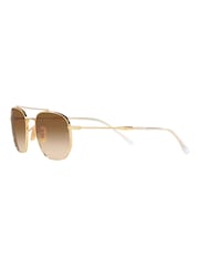 Ray-Ban Gold 0RB3707 Sunglasses - Image 7 of 13