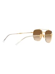 Ray-Ban Gold 0RB3707 Sunglasses - Image 8 of 13