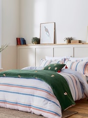 Joules White Golden Hour Duvet Cover and Pillowcase Set - Image 1 of 5