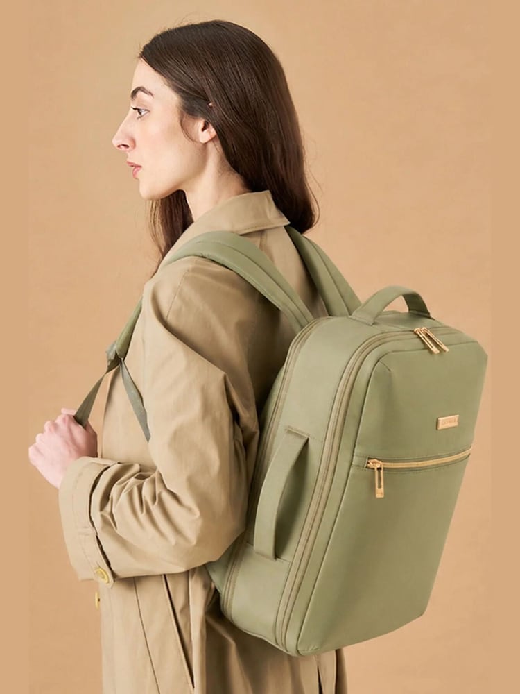 Cabin Max Green Ravello Expandable Backpack - Image 1 of 7 Cabin Max Green Ravello Expandable Backpack - Image 1 of 7