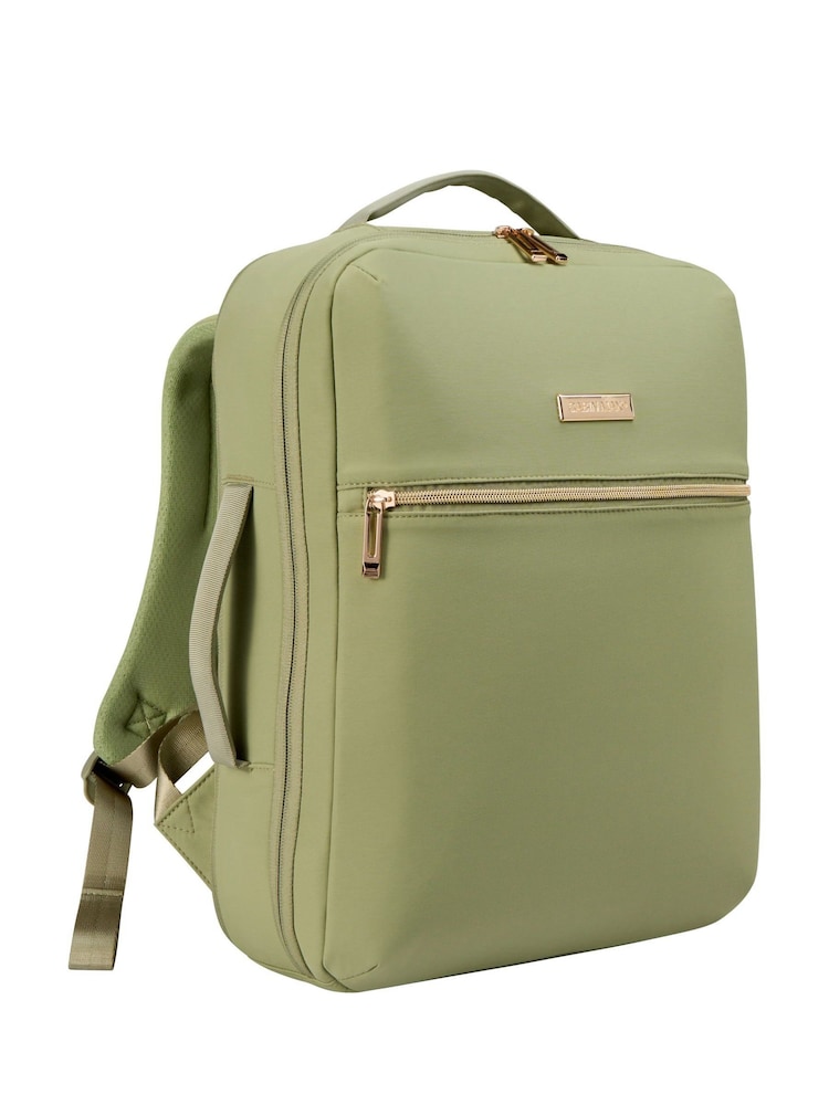 Cabin Max Green Ravello Expandable Backpack - Image 2 of 7 Cabin Max Green Ravello Expandable Backpack - Image 2 of 7