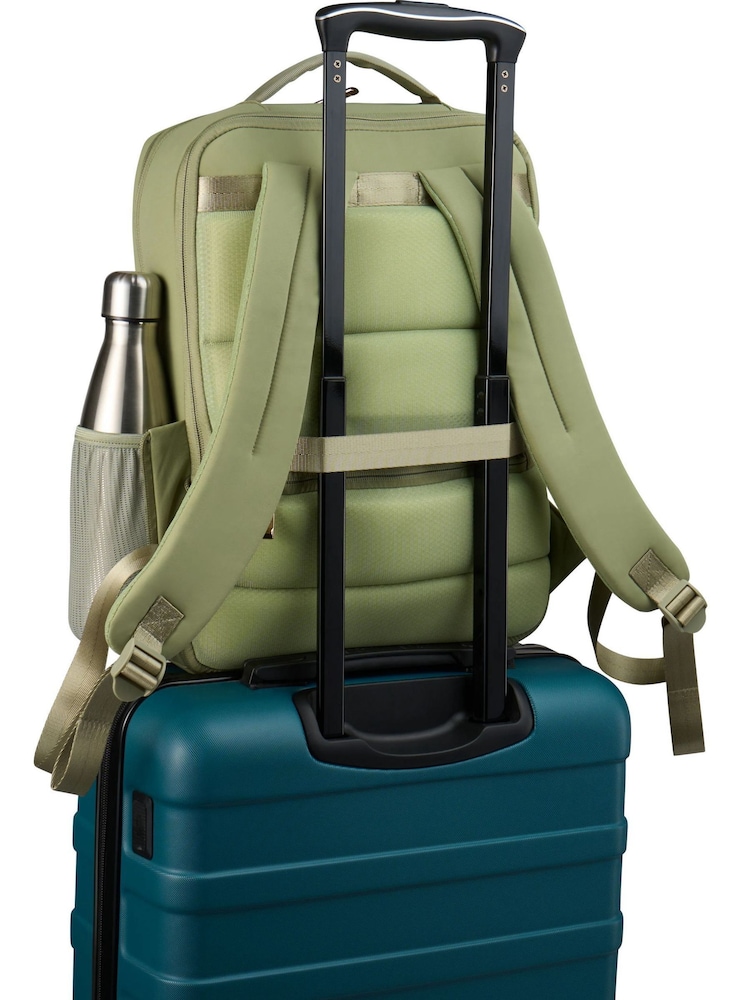 Cabin Max Green Ravello Expandable Backpack - Image 7 of 7 Cabin Max Green Ravello Expandable Backpack - Image 7 of 7