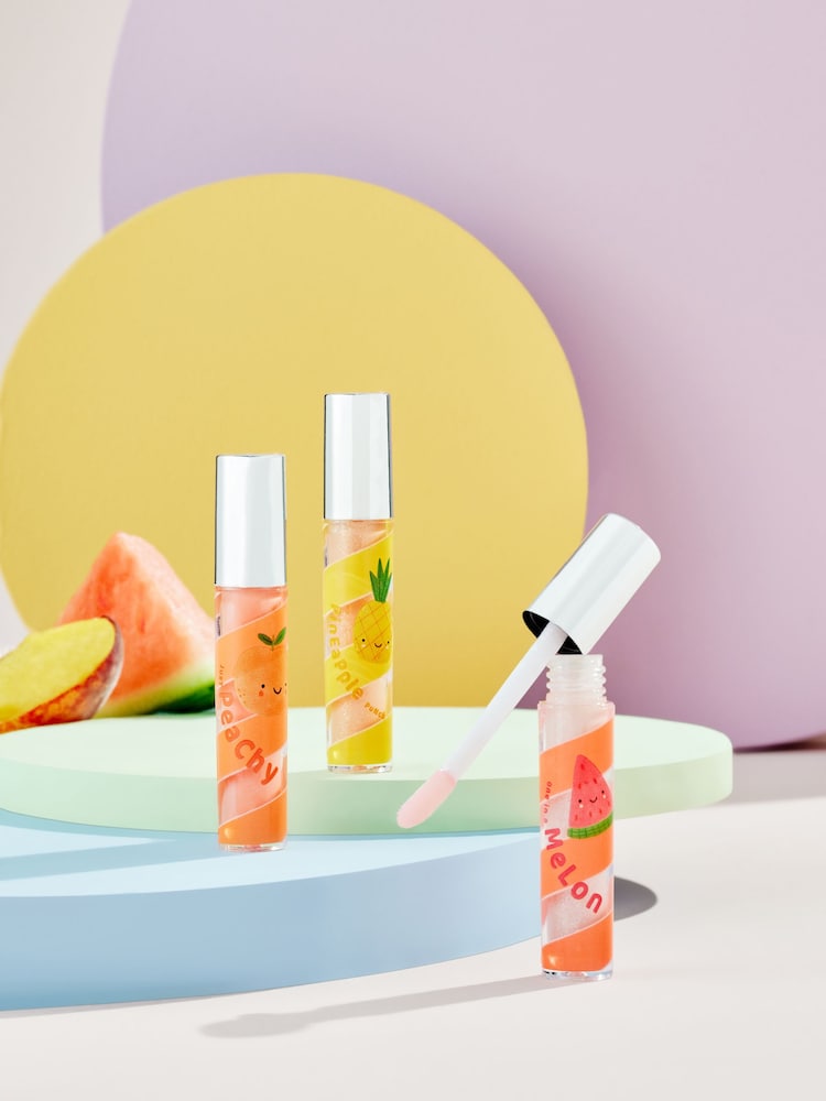 Kids Fruity Lip Glosses Set of 3 - Image 2 of 4