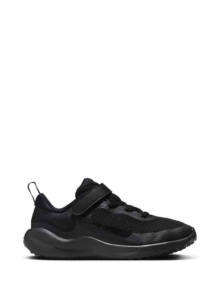 Nike Black Junior Revolution 7 Trainers - Image 1 of 15