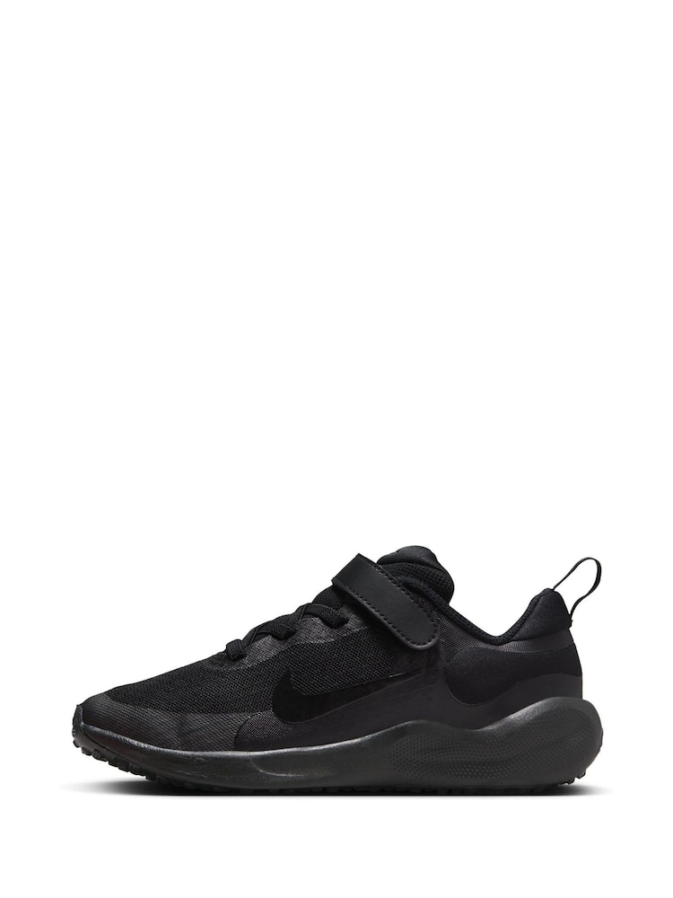 Nike Black Junior Revolution 7 Trainers - Image 2 of 15