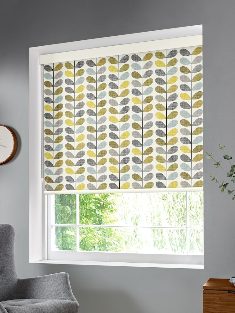 Orla Kiely Green Scribble Stem Made To Measure Roller Blind - Image 2 of 4