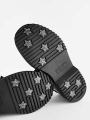 Black Patent Wide Fit (G) Bow Chunky Mary Jane School Shoes - Image 6 of 10