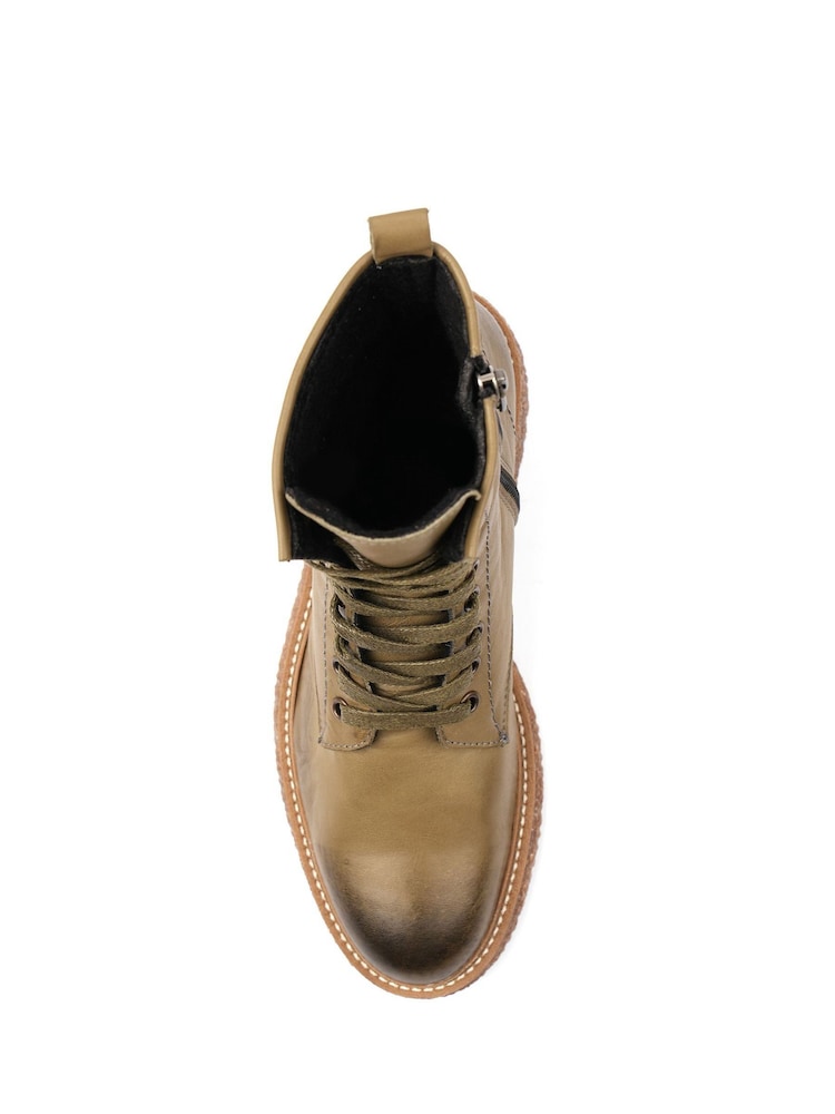 Lunar Green Venus Lea. Ankle Boots - Image 5 of 5
