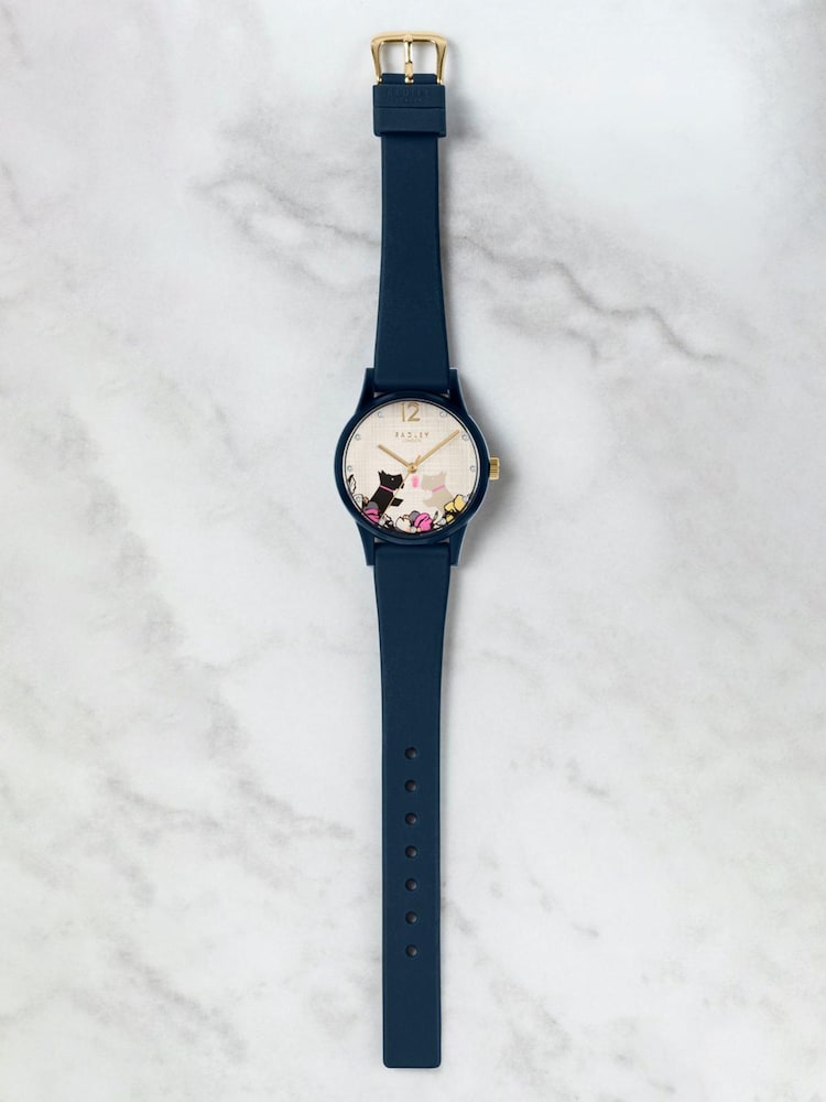 Radley Navy 'Say It With Flowers' Watch - Image 2 of 5