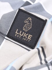 Luke 1977 Grey Birdoswald Delacreme Check 100% Cotton T-Shirt - Image 5 of 6