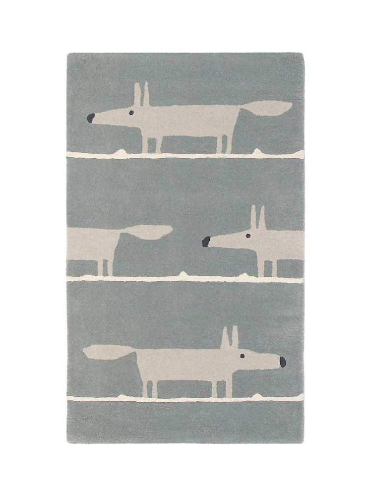 Scion Grey Mr Fox Wool Rug - Image 2 of 2
