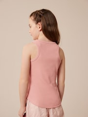 Pink Rib Vest (3-16yrs) - Image 3 of 7