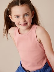 Pink Rib Vest (3-16yrs) - Image 4 of 7