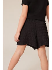 Black Textured Shorts (3-16yrs) - Image 3 of 7