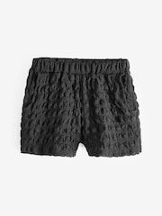 Black Textured Shorts (3-16yrs) - Image 5 of 7