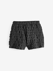 Black Textured Shorts (3-16yrs) - Image 6 of 7
