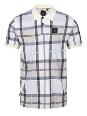 Luke 1977 Grey Hadrians Delacreme 100% Cotton Polo Shirt - Image 3 of 5
