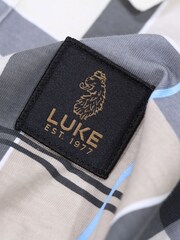 Luke 1977 Grey Hadrians Delacreme 100% Cotton Polo Shirt - Image 5 of 5