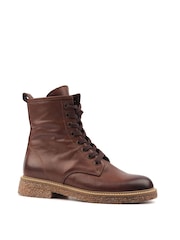 Lunar Brown Venus Leather Ankle Boots - Image 4 of 7