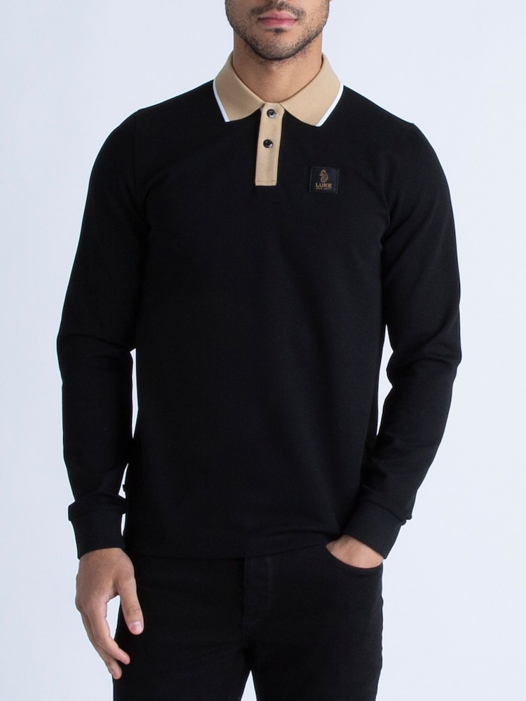 Luke 1977 Gledhow 100% Cotton Polo Shirt - Image 1 of 6