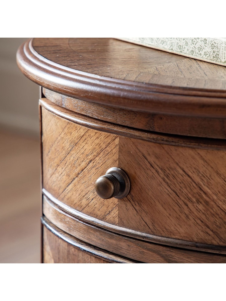 Gallery Home Natural Kami Drum Side Table - Image 2 of 8