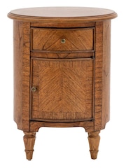 Gallery Home Natural Kami Drum Side Table - Image 4 of 8