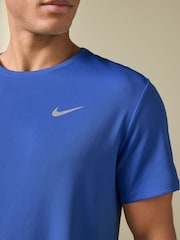 Nike Dark Blue Dri-FIT Miler Running T-Shirt - Image 2 of 3