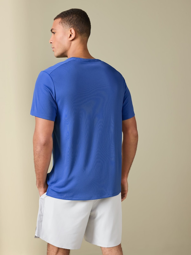 Nike Dark Blue Dri-FIT Miler Running T-Shirt - Image 3 of 3