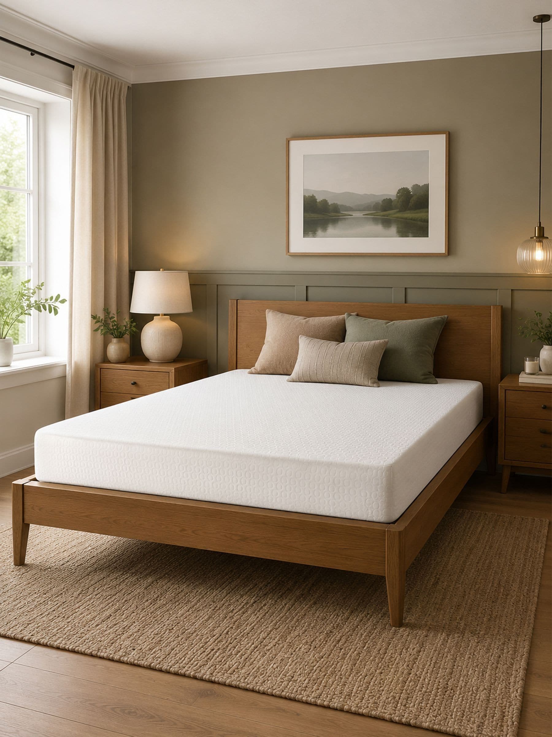 Aspire Unisex White Essentials Memory Foam Mattress In | : Single - Image 4
