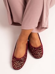 Lunar Red Hetty Pump Slippers - Image 1 of 2