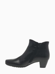 Gabor Keegan Black Leather Fashion Ankle Boots - Image 2 of 5