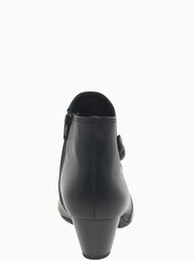 Gabor Keegan Black Leather Fashion Ankle Boots - Image 5 of 5