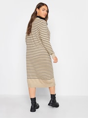 Yours Curve Natural Maxi Cardigan - Image 2 of 5