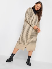 Yours Curve Natural Maxi Cardigan - Image 4 of 5
