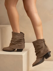 Lunar Brown Monica Ankle  Boots - Image 1 of 7