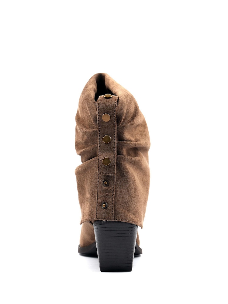 Lunar Brown Monica Ankle Boots - Image 7 of 7 Lunar Brown Monica Ankle Boots - Image 7 of 7