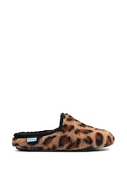 Lunar Brown Celine Tan Mule Slippers - Image 2 of 5