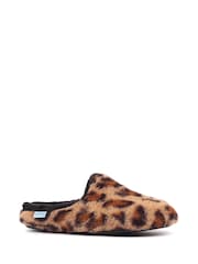 Lunar Brown Celine Tan Mule Slippers - Image 3 of 5