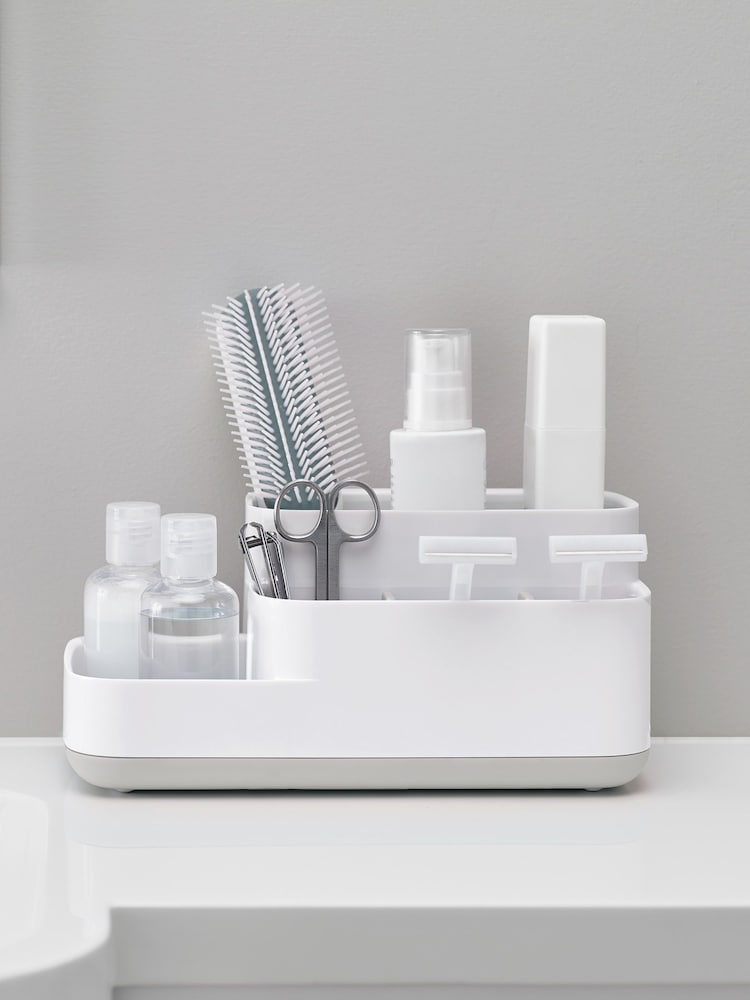 Joseph® Joseph Grey EasyStore White And Grey Bathroom Caddy - Image 1 of 4 Joseph® Joseph Grey EasyStore White And Grey Bathroom Caddy - Image 1 of 4
