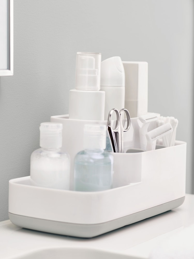 Joseph® Joseph Grey EasyStore White And Grey Bathroom Caddy - Image 2 of 4 Joseph® Joseph Grey EasyStore White And Grey Bathroom Caddy - Image 2 of 4