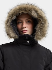 Didriksons Black Erna Waterproof Coat - Image 5 of 6