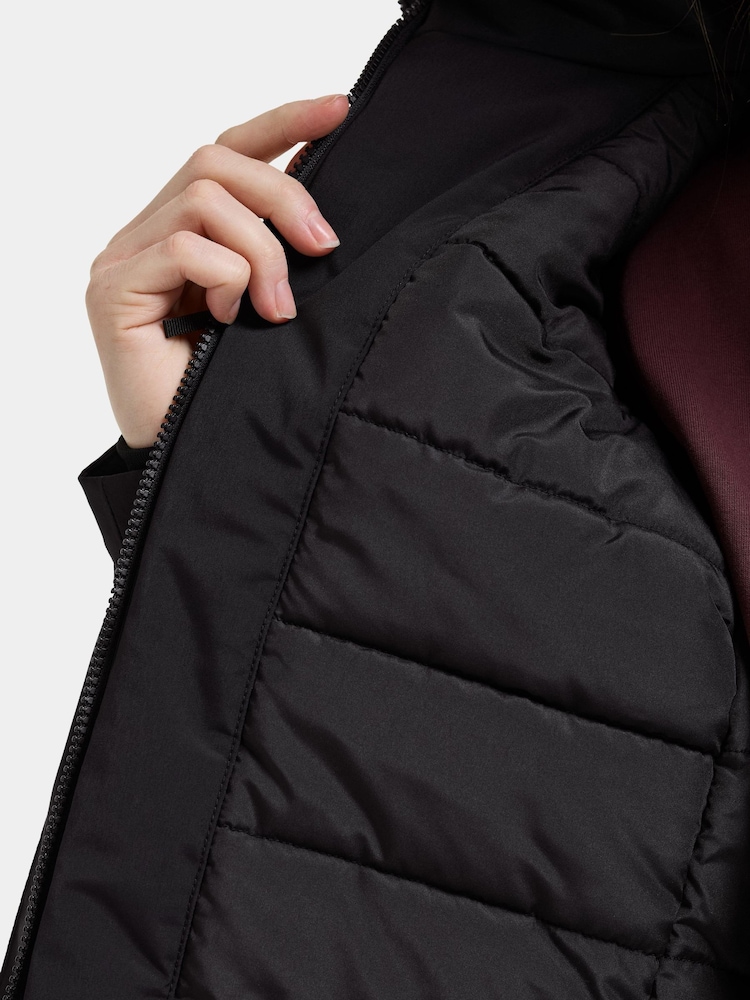 Didriksons Black Erna Waterproof Coat - Image 6 of 6 Didriksons Black Erna Waterproof Coat - Image 6 of 6
