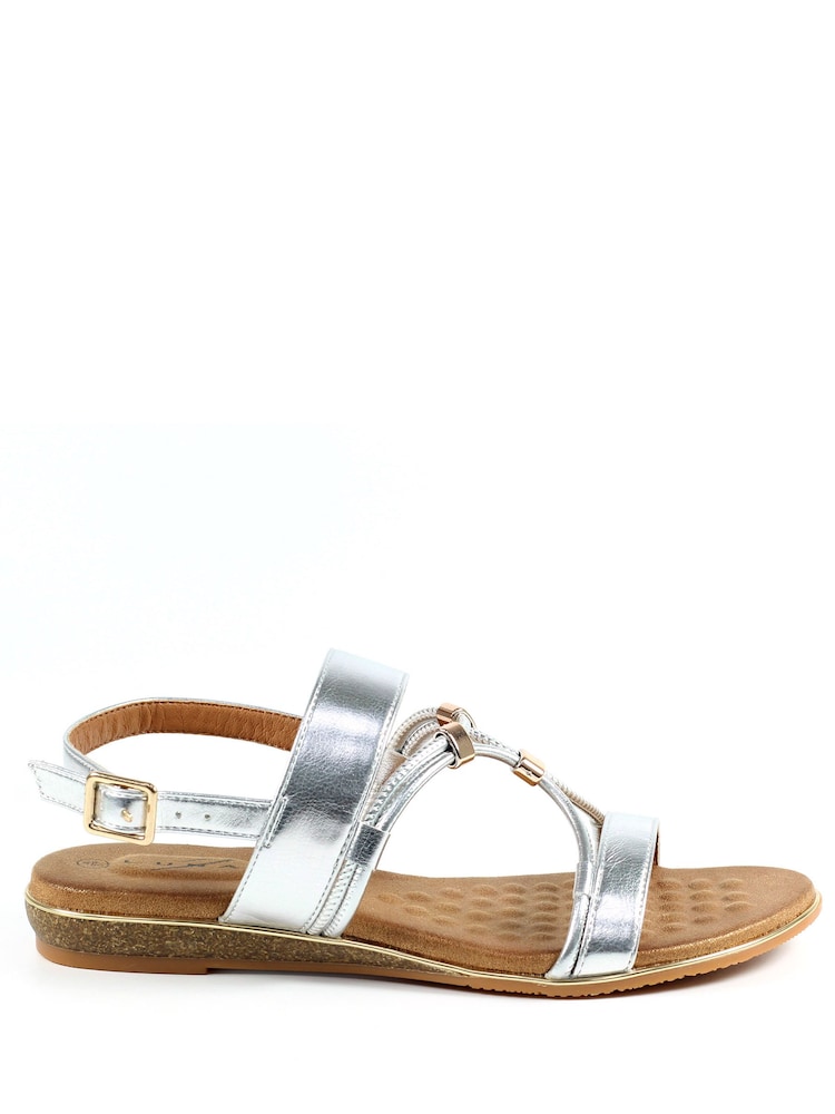 Lunar Danby Pewter Sandals - Image 1 of 8