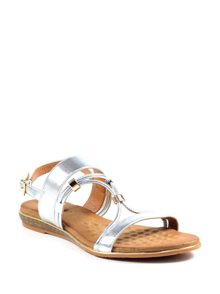 Lunar Danby Pewter Sandals - Image 2 of 8
